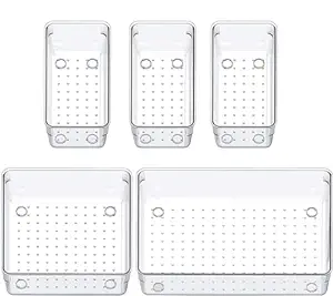 [KN-127] Clear Drawer Organizer 5set
