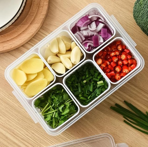 [KN-78] Fridge Container 6grid Cup